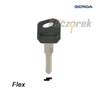 Gerda 049 - klucz surowy - do zabezpieczeń rowerowych nr 4 - Flex
